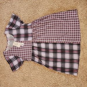 Plaid dress, Youth size L